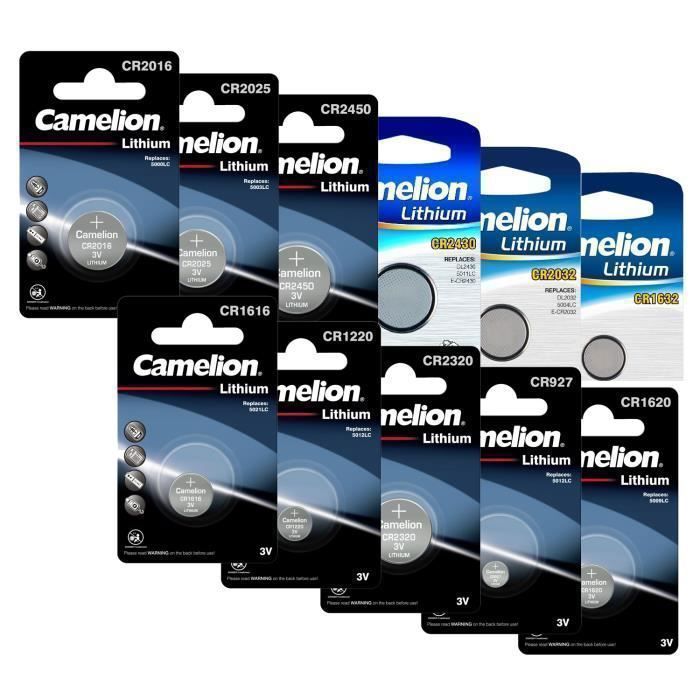 Pile bouton 3V au lithium CR2450 - 1 pièce