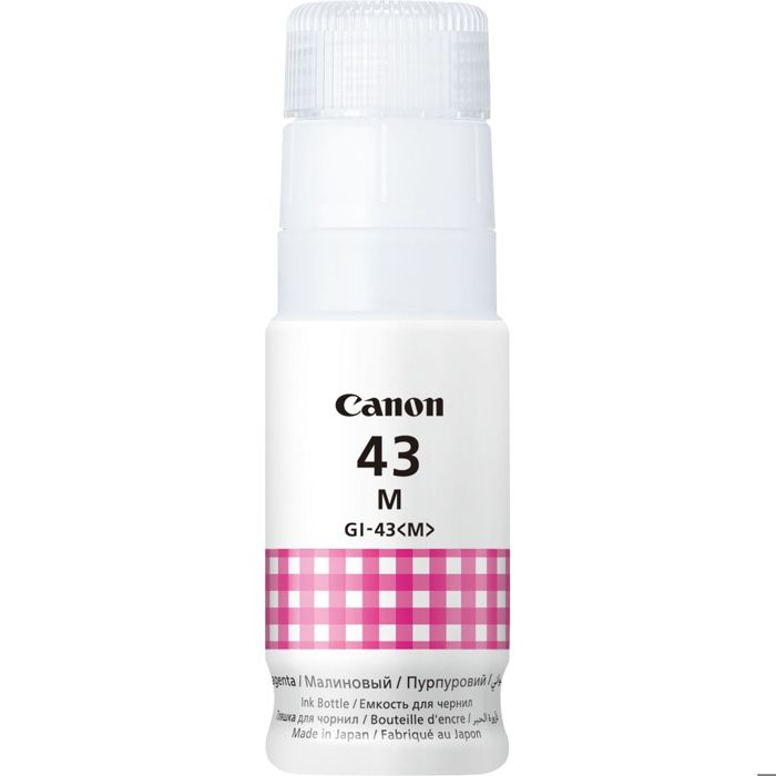 Encre Magenta - Canon - GI-43 M - 60 ml - Jet d'encre - Compatible PIXMA G640/G540