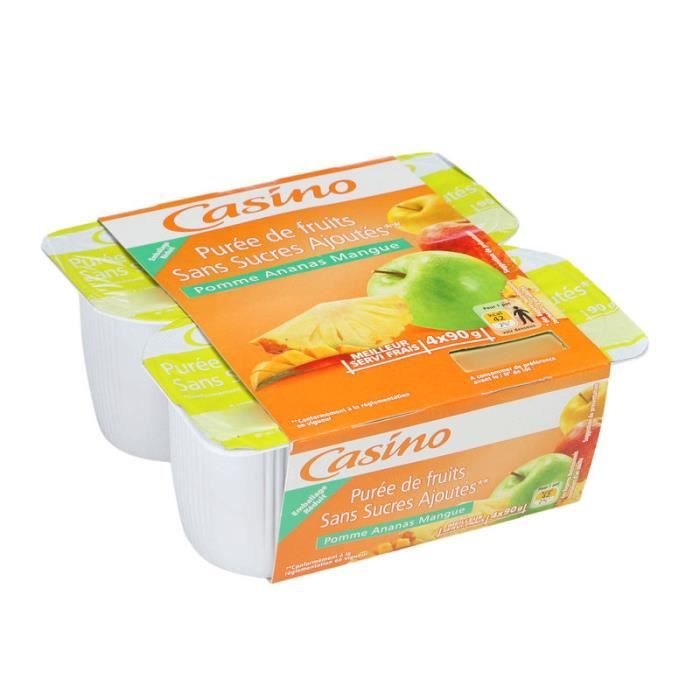 Compote Pomme Ananas Mangue - 360 g