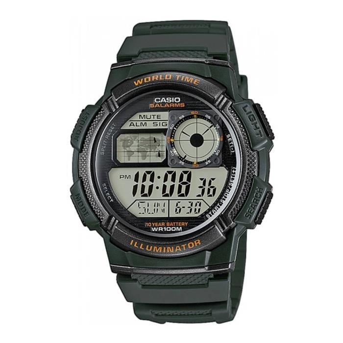 Montre - Casio - AE-1000W-3AVDF - Quartz - Digital - Étanchéité 10 ATM