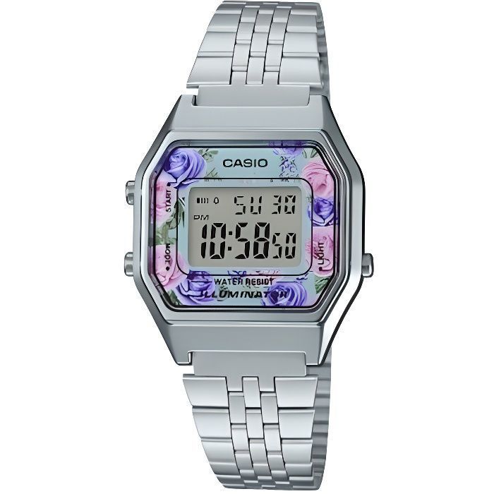 Montre - CASIO - VINTAGE 2FUZLA-680WA-2C - Quartz - Acier Inoxydable - Analogique