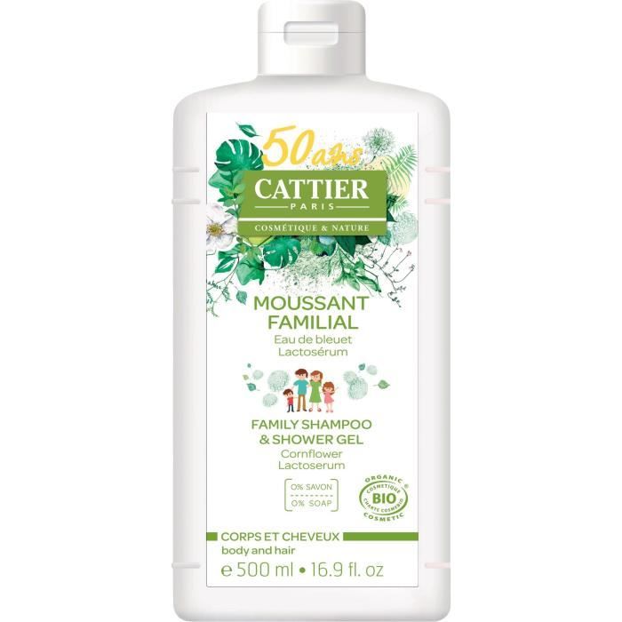 Cattier Moussant Familial au Lactoserum 500ml