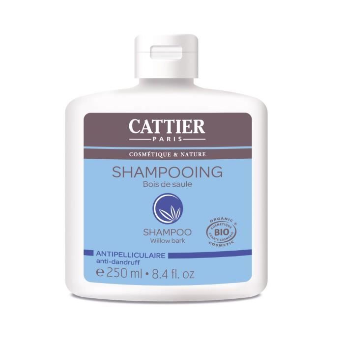 Cattier Shampooing Bois de Saule Antipelliculaire 250ml