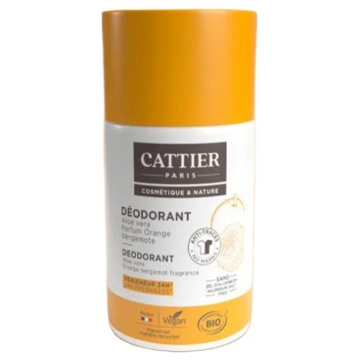 Déodorant - Cattier - Fraîcheur Agrumes - 50ml - Sans alcool - Anti-bactérien