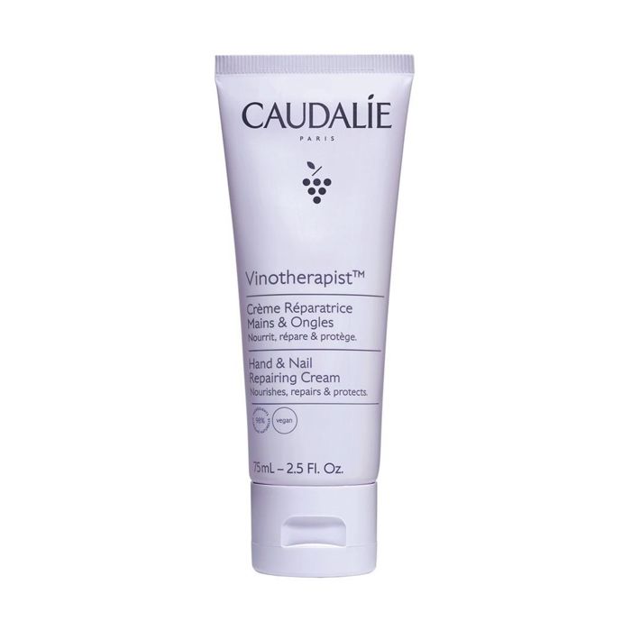 Crème Réparatrice Mains et Ongles - CAUDALIE - Vinotherapist - 75 ml - Nourrit et protège - Non gras