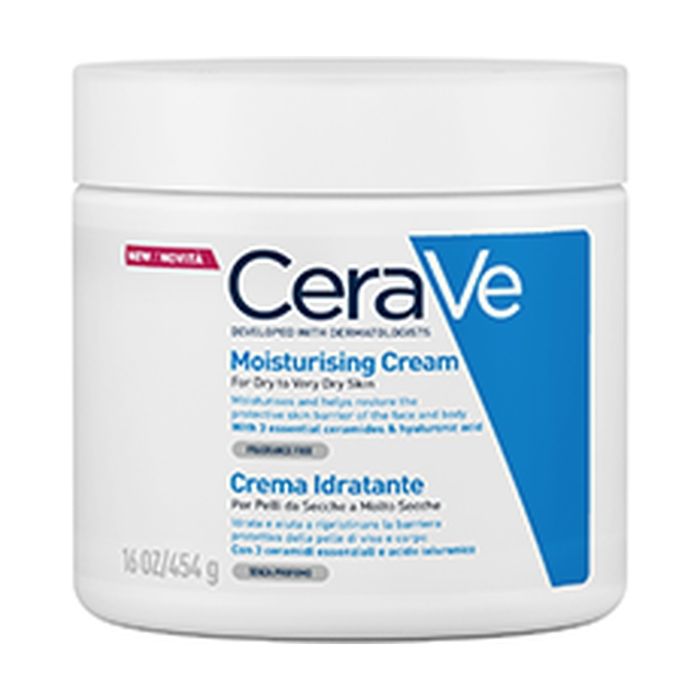 Baume Hydratant - CeraVe - 454g - Peaux Sèches à Très Sèches - Sans Parfum - Non Comédogène