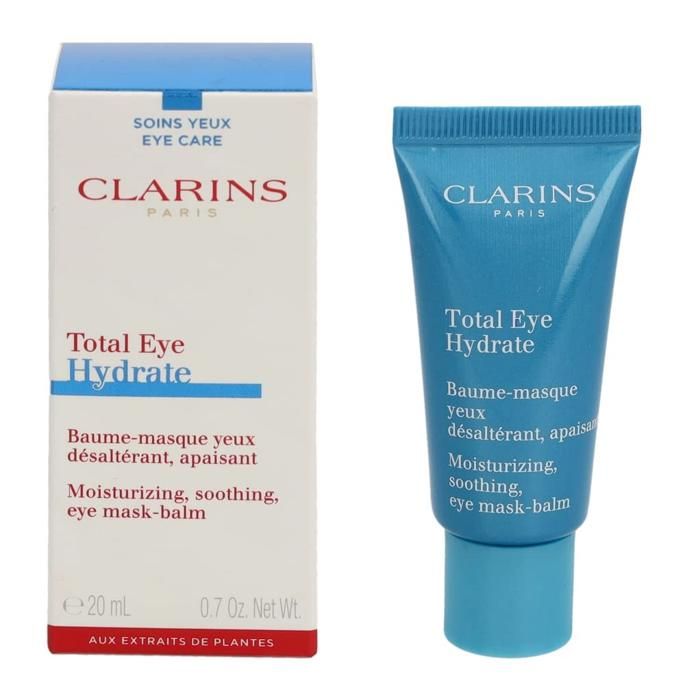 Clarins Total Eye Hydrate Baume Masque 20Ml TU Blanc