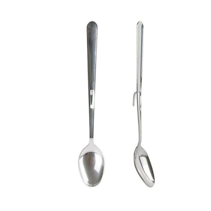 Cuillères à confiture - CMP - en inox - crochet intégré - adaptées aux rebords des pots