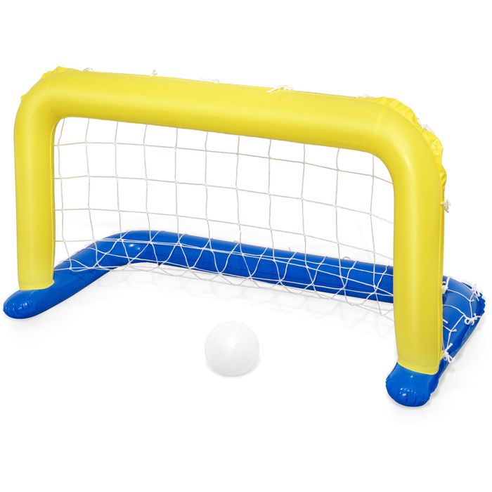 But gonflable de water-polo Bestway - PVC - Jaune et bleu - Rectangulaire