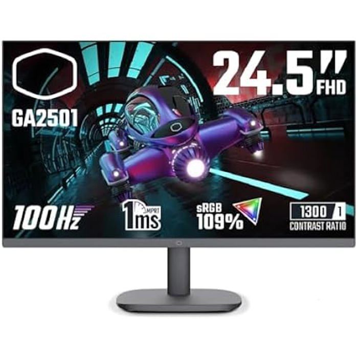 Écran - COOLER MASTER - GA2501 - 24,5 Pouces - Full HD 1080p - 100Hz - Noir