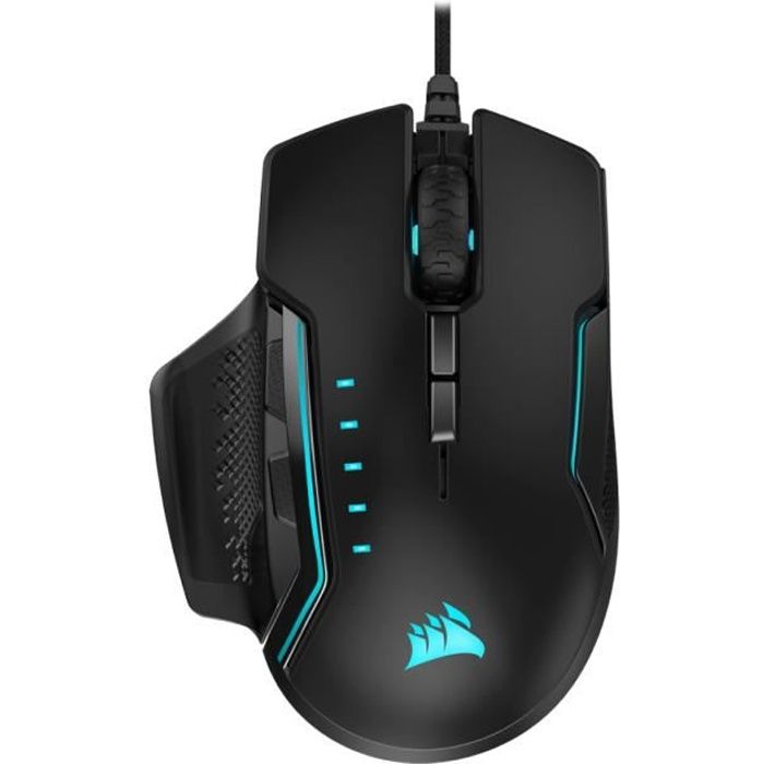CORSAIR Souris Gamer - GLAIVE PRO RGB - Noir ( CH-9302211-EU )