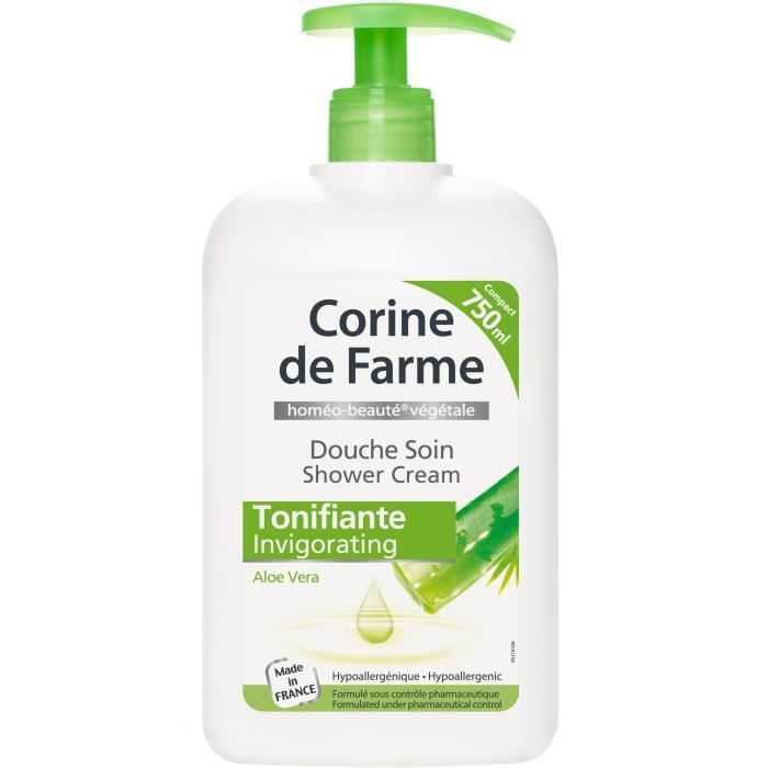 CORINE DE FARME Douche soin à l'aloe vera - 750 ml
