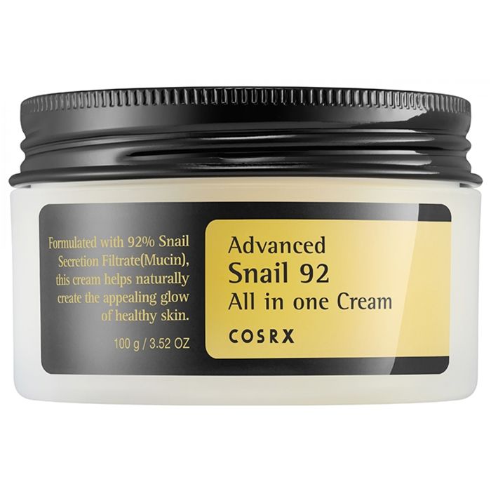 Crème hydratante - Cosrx - ADVANCED SNAIL 92 - 100 g - Tous types de peau - Texture crème