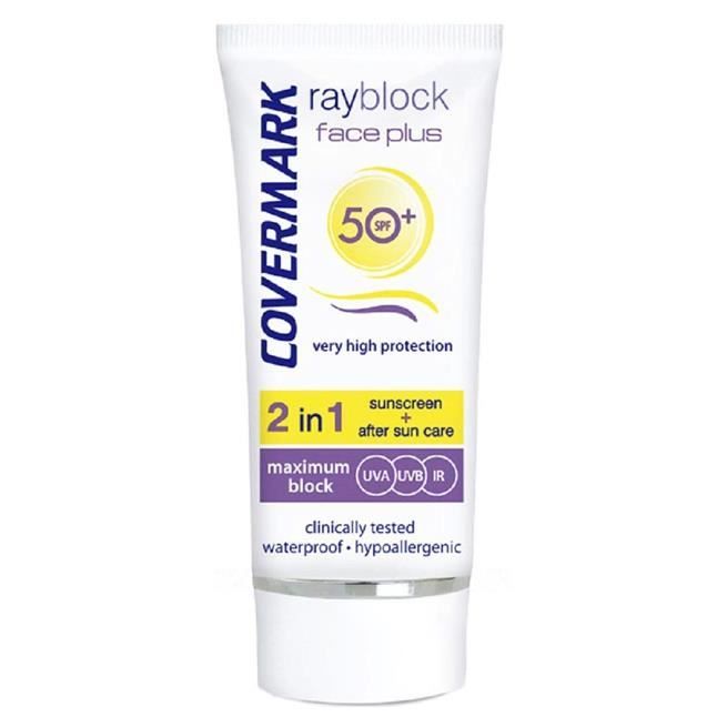 Covermark - Rayblock Face Plus teintée beige SPF50+ - 50 ml