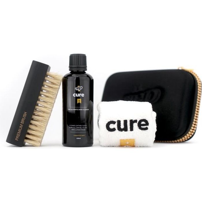 Kit de nettoyage - CREP PROTECT - TU - Solution nettoyante 100ml - Brosse premium - Nettoyage jusqu'à 50 paires