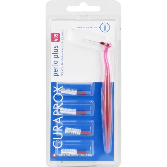 Brosse Interdentaire - CURAPROX - CPS 405 - 1 pc - UHS Holder 451 - Nettoyage Efficace