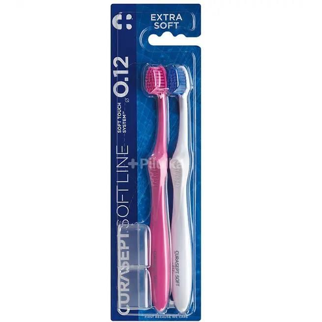 CURASEPT - Brosse à dents - EXTRA SOFT 012 - 3700 brins - Hypoallergénique - Souple - Couleur Aléatoire
