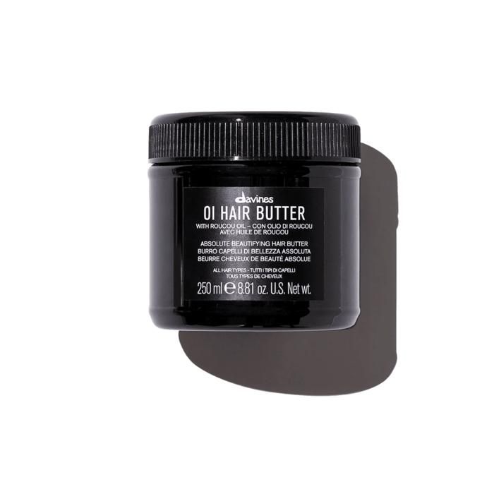 Beurre Cheveux - DAVINES - OI HAIR BUTTER - 250mL - Anti-frisottis - Brillance - Souplesse