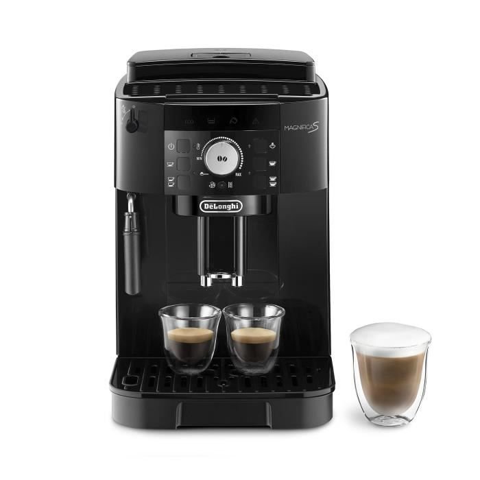 Machine à Café Automatique - DE'LONGHI - Magnifica S ECAM11.112.B - 1450W - Noir - Buse à Lait