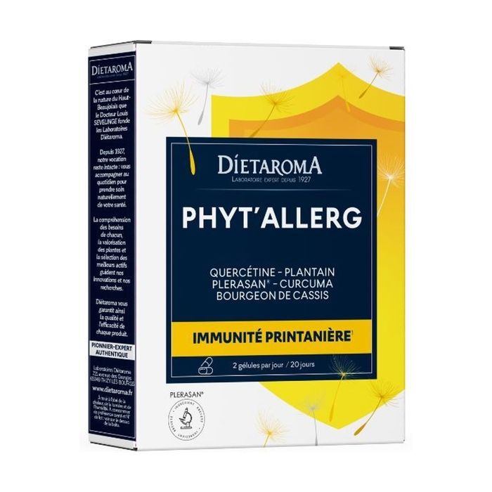 40 Gélules - Phyt Allerg - Allergies printemps