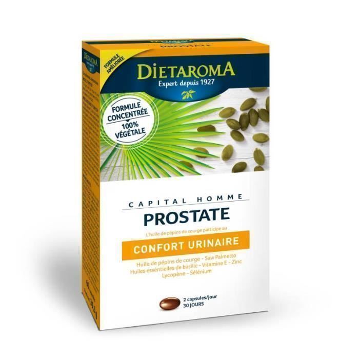 Complément alimentaire de 60 gélules - DIETAROMA Capital Homme Prostate