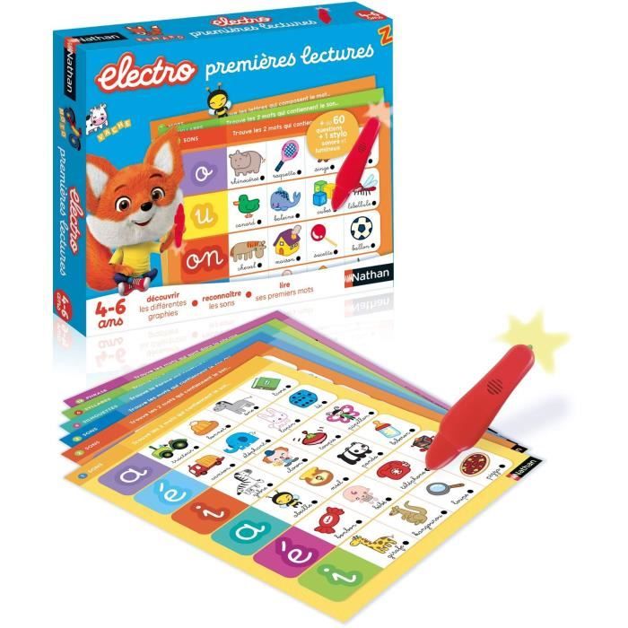 Jeu électronique - NATHAN - Electro Premières lectures - Questions-réponses pour découvrir la langue