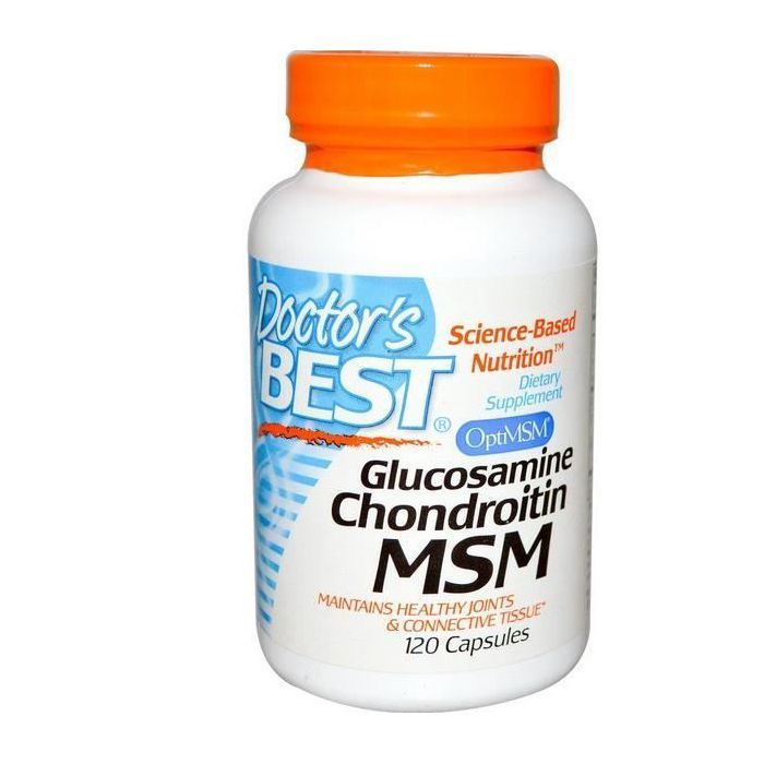 Glucosamine chondroÃtine MSM (120 Capsules) - Doctor's Best