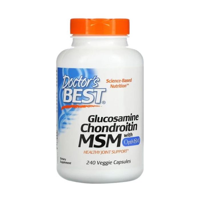 Doctor's Best, Glucosamine chondroïtine MSM,240 Capsules.