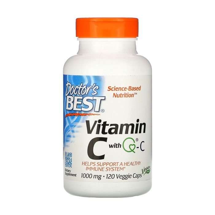 Doctor's Best, Vitamin C, European Quali-C, 1,000 mg, 120 Veggie Caps