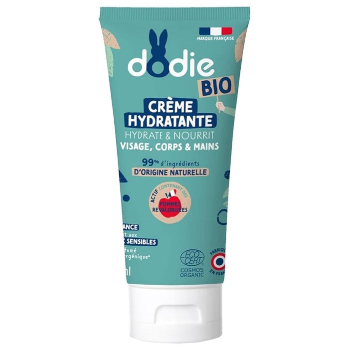 Dodie Crème Hydratante Bio - Hydrate & Nourrit - 75 ml