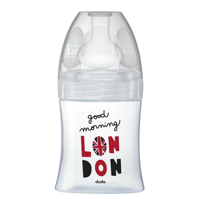 Dodie Biberon Sensation+ Anti-Coliques en Verre +0m London 150ml
