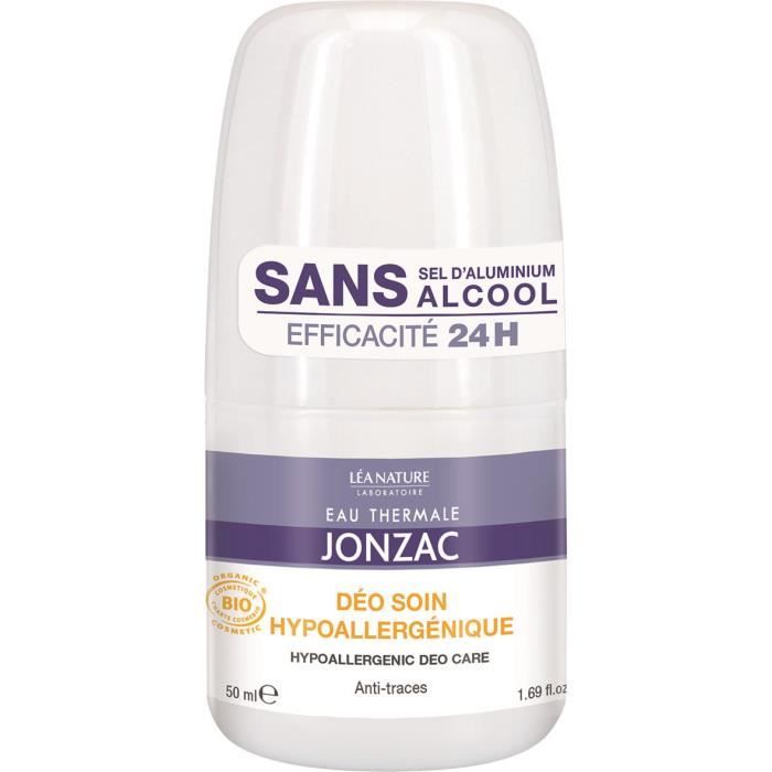 Jonzac Déodorant Soin Hypoallergénique Roll-On Bio 50ml