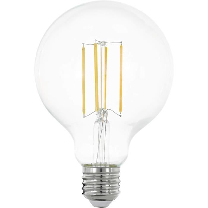 Ampoule LED Globe E27 - Eglo - Vintage - 8 Watts - 1055 Lumens - Blanc Chaud