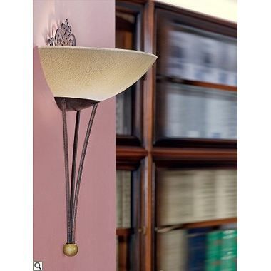 Applique murale MESTRE - EGLO - Classique - Intemporel - Marron - Métal - E14 - LED