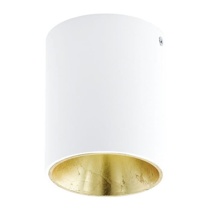 Plafonnier - Eglo - Polasso 94503 - Aluminium - LED - Blanc - 3,3W