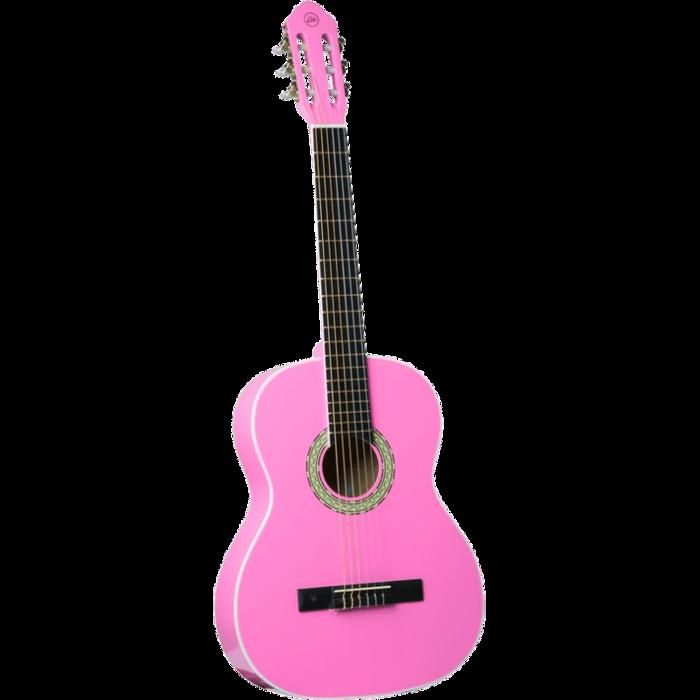 Guitare classique - Eko - CS10-PNK - Format 4/4 - Diapason 650 mm - Couleur Rose