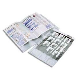 Pochette perforée A4 - ELBA - Transparent - Sachet de 50 - Polypropylène - Mixte