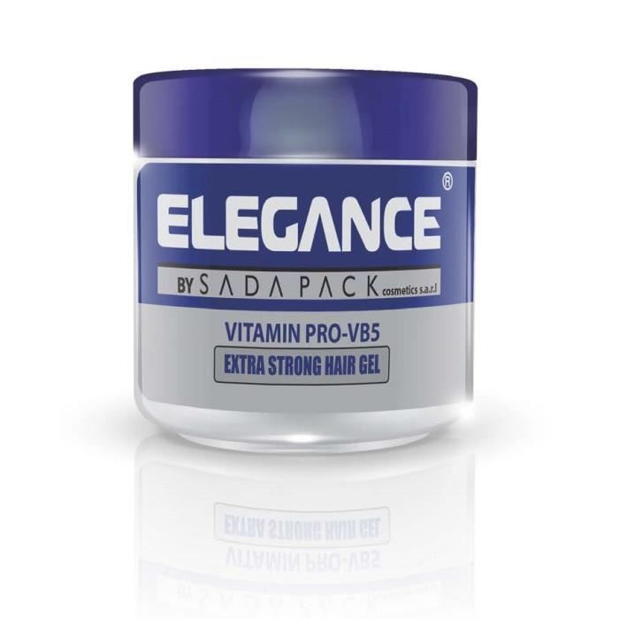 Elegance Extra Strong Hair Gel - 250 Ml