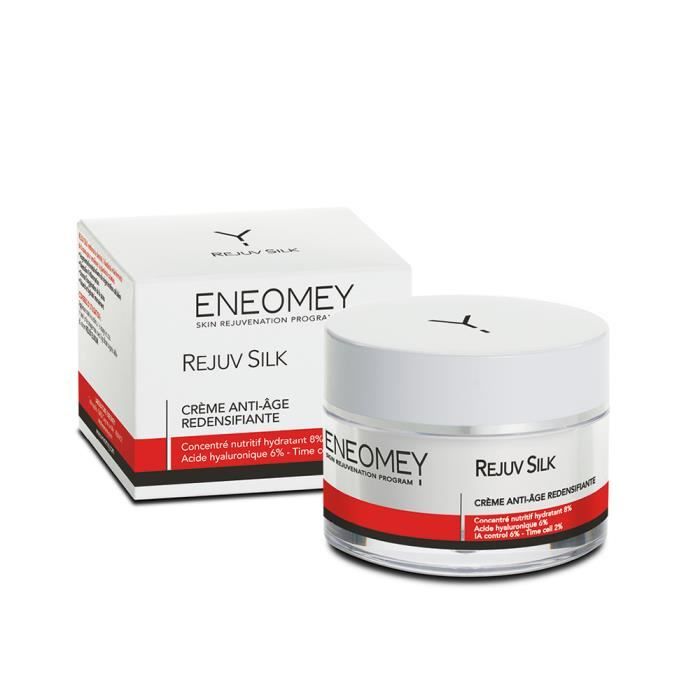 Crème Anti-Age - ENEOMEY - Rejuv Silk - 50ml - Hydratation Intense - Améliore l'Élasticité