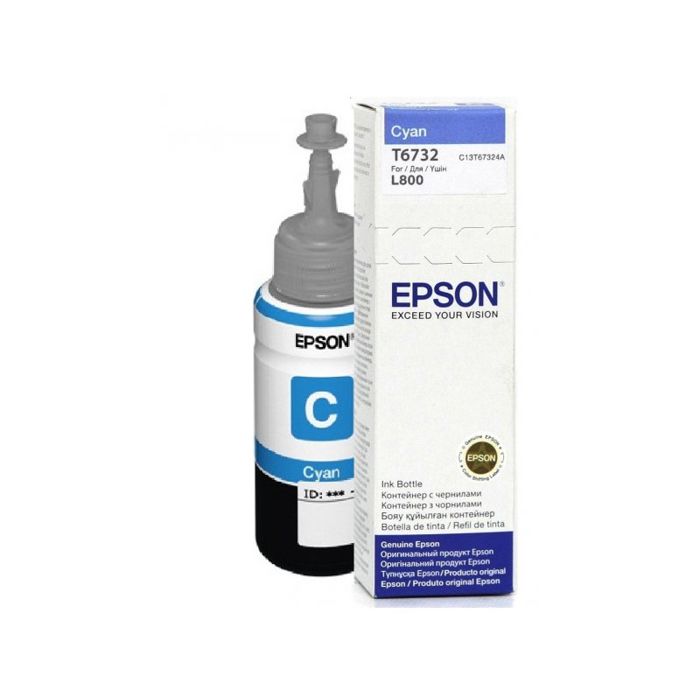 Cartouche d'encre Bleu - Epson - C13T67324A - Cyan - Pack de 1 - 70 ml