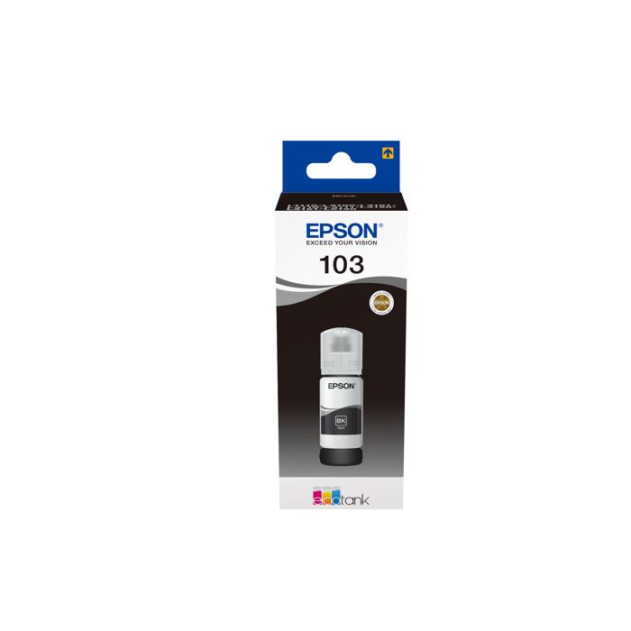 Kit de Remplissage d'Encre Epson EcoTank 103 - Noir - Jet d'encre - 65 ml - Pack de 1