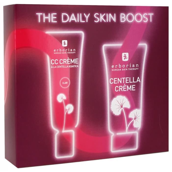 Erborian CC Crème 15 ml + Erborian Centella Crème Hydratant Apaisant 20 ml (Teinte : Clair)