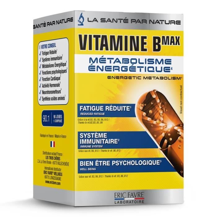 B MAX 60 COMPRIME - ERIC FAVRE COMPLEXE VITAMINE B