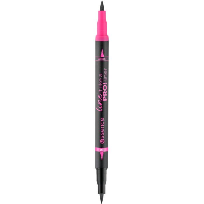 Eye liner - ESSENCE - Line it Like a Pro ! - 01 Black - Pointe feutre ultra-précise - 2-en-1