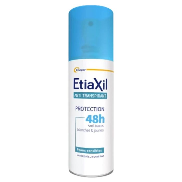 Déodorant Anti-Transpirant - ETIAXIL - Spray 100ml - Protection 48h - Sans alcool - Peaux sensibles