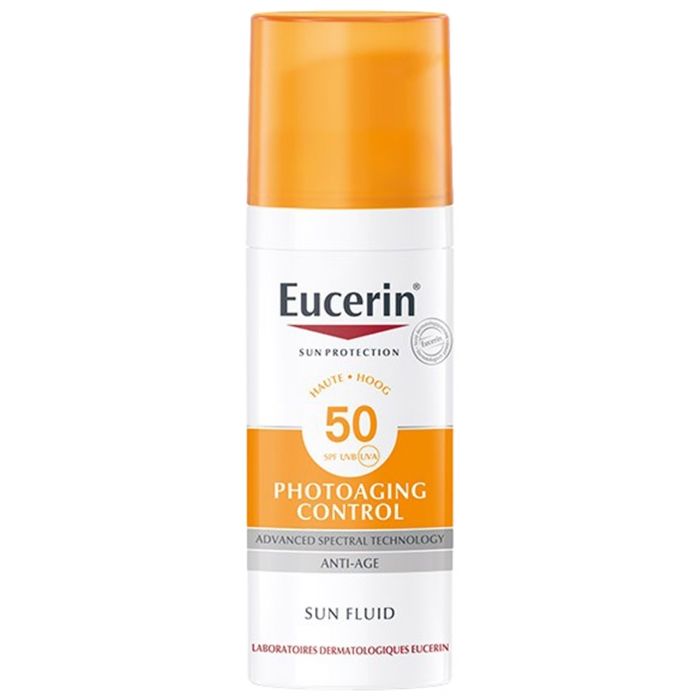 Fluide Solaire - Eucerin - Photoaging Control - SPF50 - 50ml - Hypoallergénique