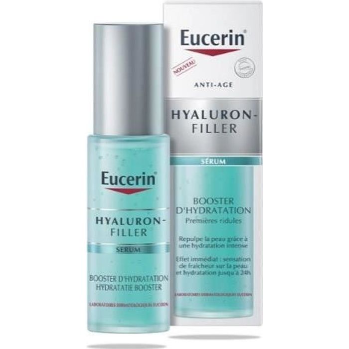 Sérum - Eucerin - Hyaluron Filler - 30ml - Hydratation - Anti-rides - Gel frais