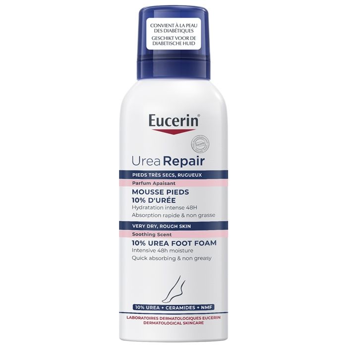 Mousse Pieds - Eucerin - Urea Repair - 10% Urée - Hydratation Intense - 150ml