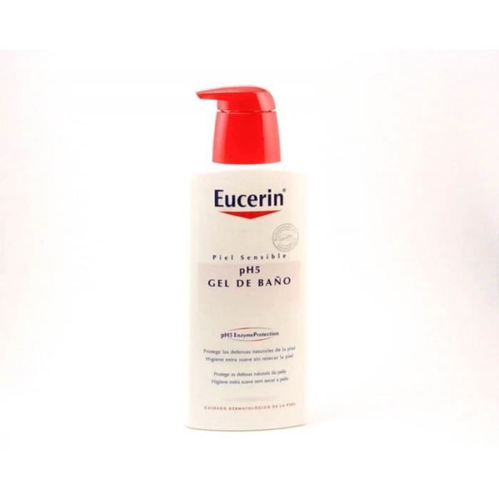 GEL DE BAIN - EUCERIN - 400 ML - Non gras - Pour peau sensible - Protection naturelle