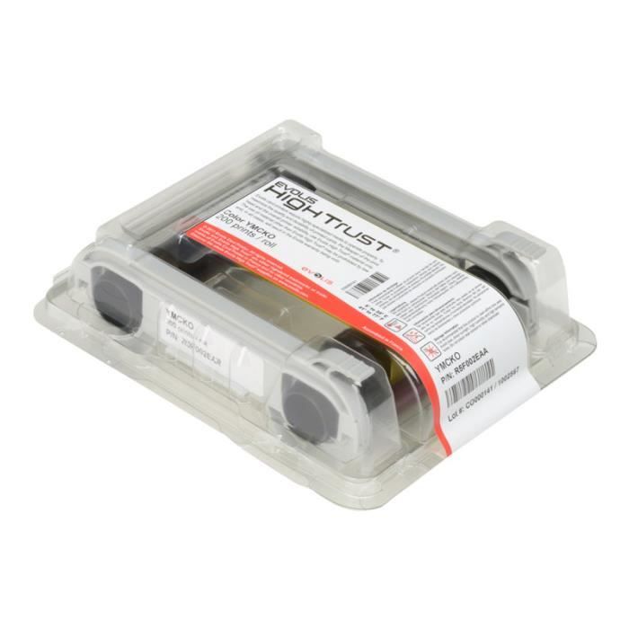 Ruban d'impression couleur Evolis High Trust YMCKO pour Primacy et Zenius